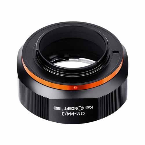 K&F Concept レンズマウントアダプター / KF-OMM43.P / レンズ側：オリンパスOM ボディ側：マイクロフォーサーズ
