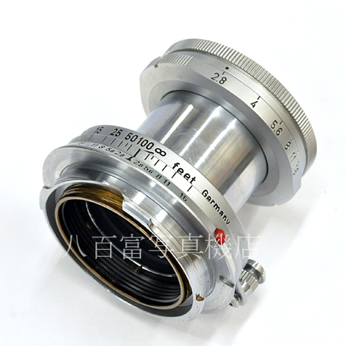 【中古】 ライカ ライツ エルマー 5cm F2.8 feet ライカMマウント シルバー Leica Leitz Elmar 中古交換レンズ 63942