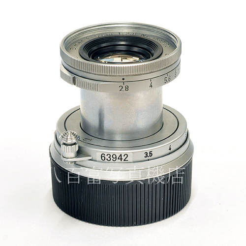 【中古】 ライカ ライツ エルマー 5cm F2.8 feet ライカMマウント シルバー Leica Leitz Elmar 中古交換レンズ 63942