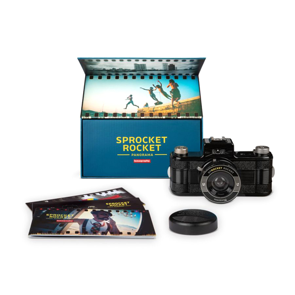 ロモグラフィー Sprocket Rocket 35mm パノラマカメラ / Black / フィルムカメラ / Lomography