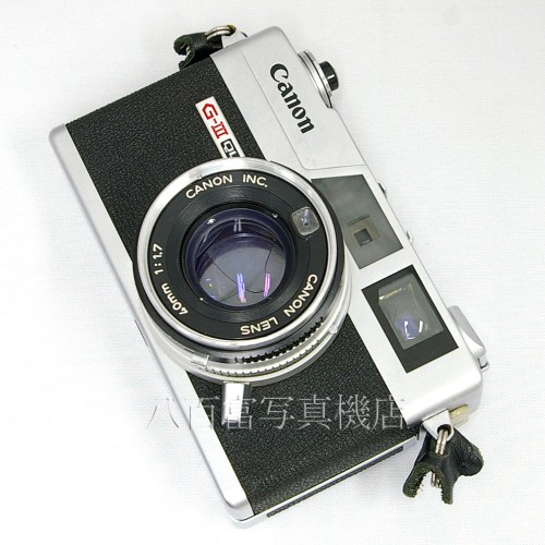 【中古】 キャノン Canonet QL17 G-III シルバー　Canon キャノネット 中古カメラ 24488
