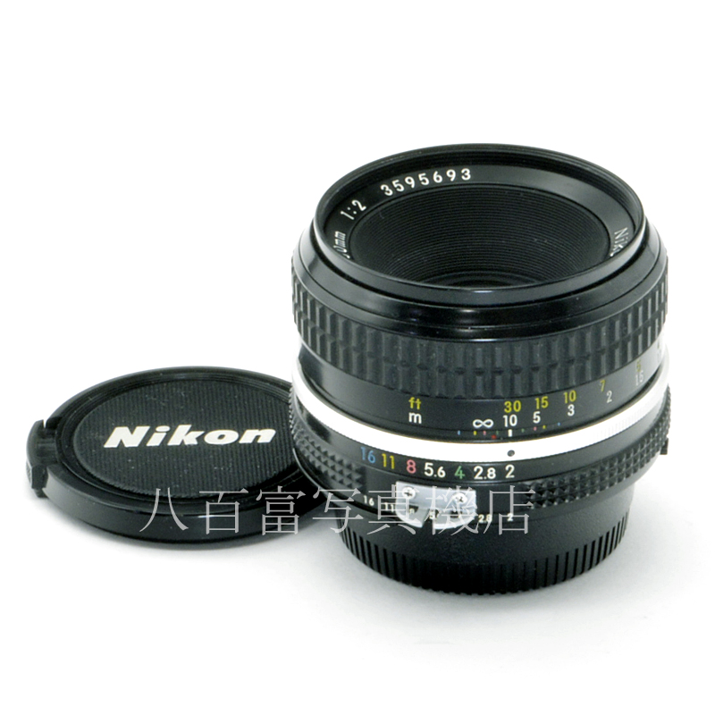 古物商許可ニコン FE／Ai NIKKOR 50mm f2【整備済】 - フィルムカメラ