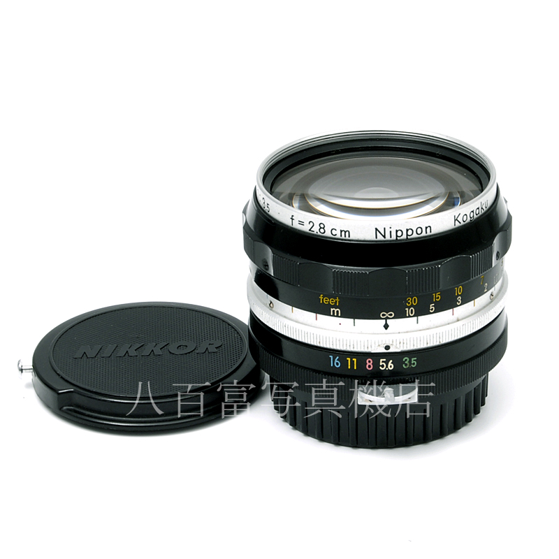 【中古】 ニコン Auto Nikkor 2.8cm F3.5 Nikon オートニッコール 中古交換レンズ 61515