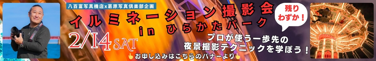 ｢イルミネーション撮影会inひらかたパーク～ 参加者募集中!!